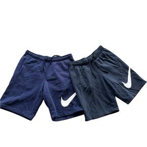 Nike Men's Dual Blue Athletic Shorts